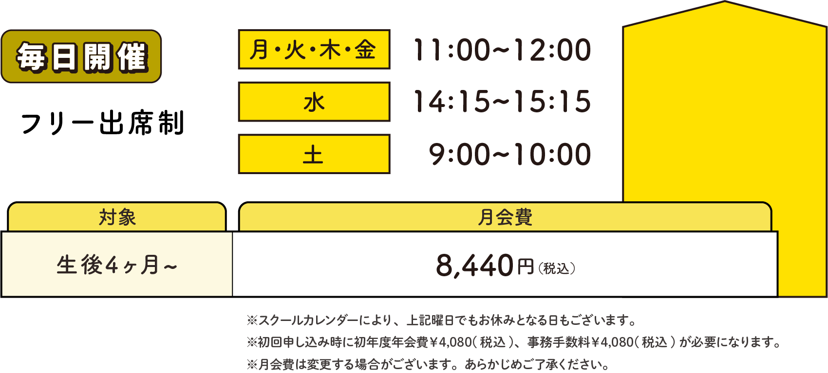 毎日開催
